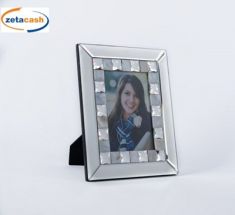 PORTAFOTO IN VETRO CON GEMME 10 X 15 CM