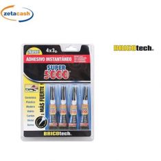 SUPER COLLA 5000 ISTANTANEA 4 PEZZI X 3 G BRICOTECH