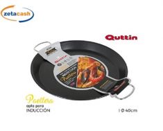 PADELLA 2 MANICI ANTIADERENTE PAELLA INDUZIONE D40CM