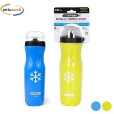 BOTTIGLIA TERMICA PER SPORT CON BECCUCCIO PUSH UP 750 ML