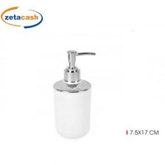 DISPENSER PORTASAPONE IN PLASTICA BIANCO CM 8XH17