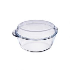 CASSERUOLA CON COPERCHIO IN VETRO 1 LT cm 20x17 H cm7