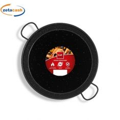 PAELLERA IN FERRO SMALTATA CON MANICI DIAMETRO 40 CM