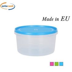 PORTAPRANZO ROTONDO IN PLASTICA 2 LT COL ASS