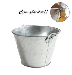 SECCHIO PORTAGHIACCIO IN METALLO H 19 CM DIAM 26 CM