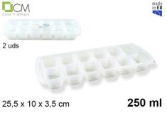 CONTENITORE FORMA GHIACCIO 2 PZ, 12 POSTI 250ml.