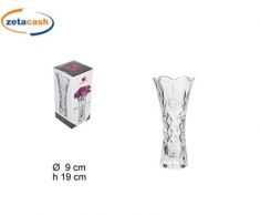 VASO IN VETRO PER FIORI SIVIGLIA H 19.5 CM