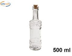 BOTTIGLIA IN VETRO 500 ML TAPPO SUGHERO