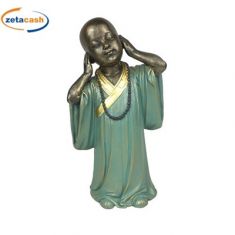 BUDDHA IN RESINA NON SENTO 13X9XH25 CM ASS