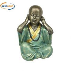 BUDDHA IN RESINA SEDUTO NON SENTO 13X10XH18 CM