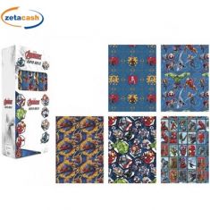 ROTOLO CARTA REGALO MARVEL AVANGERS H0.70X2MT ASS