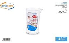 BICCHIERE DOSTORE PLASTICA TRASPARENTE 250 ML