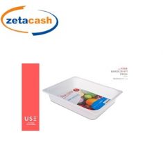 VASCHETTA BIANCA IN PLASTICA CM 32X26X6.