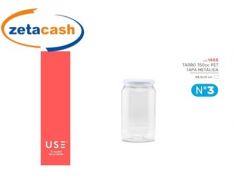 BARATTOLO IN PLASTICA TRASPARENTE DA 0.75 L.