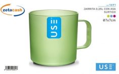 TAZZA PLASTICA 250 ML CON MANICO