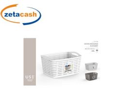 CESTA PORTABIANCHERIA CM 40X31X23