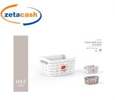 CESTINO IN PLASTICA CM 24X17X13.