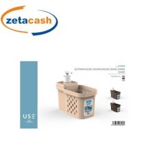 PORTASPUGNE IN PLASTICA CON DISPENSER CM 16X16X10.