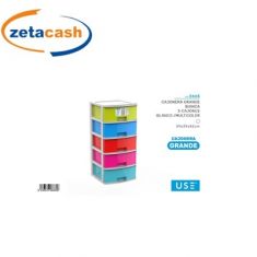 CASSETTIERA IN PLASTICA CON 5 CASSETTI.