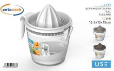 SPREMIAGRUMI PLASTICA 600 ML ELESAND COL ASS