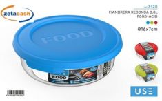 PORTAPRANZO ROTONDO PLASTICA COL ASS 800 ML