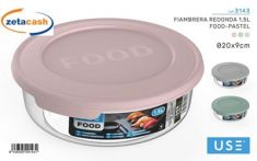PORTAPRANZO ROTONDO 1 5 LT COL PAST ASS