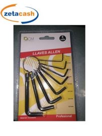 CHIAVE A BRUGOLA IN ACCIAIO INOX 8 PEZZI