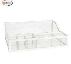 ORGANIZER COSMETICO 8 COMPARTI 26X19XH9 CM