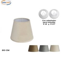 PARALUME VELVET CON ADATTATORE D20 CM COL ASS