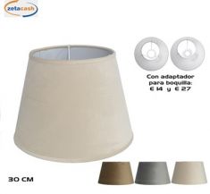 PARALUME VELVET CON ADATTATORE D30 CM COL ASS