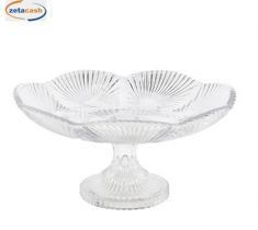 CENTROTAVOLA ROTONDO IN VETRO SHANGRI-LA D31XH16 CM