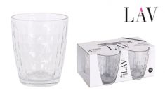 BICCHIERI IN VETRO 4 PEZZI 340CC