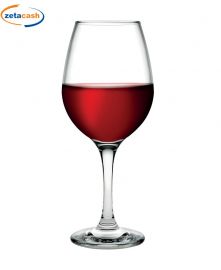 CALICI IN VETRO AMBRA 6 PEZZI VINO ROSSO