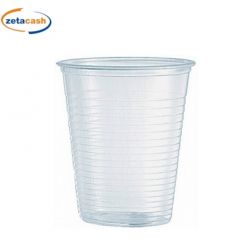 BICCHIERE IN PLASTICA 100 CC TRASPARENTE 100 PEZZI