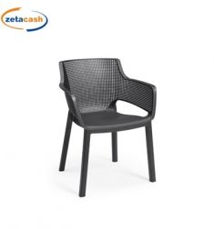 POLTRONA ELISA GRAPHITE KETER