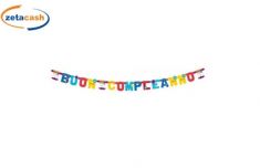 FESTONE BUON COMPLEANNO 3 MT CON TORTA