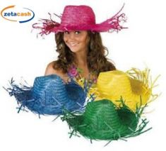 CAPPELLO PAGLIA CARAIBI MULTICOLOR