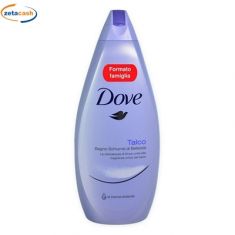 DOVE BAGNOSCHIUMA TALCO 700 ML. CON 1\4 DI CREMA IDRATANTE