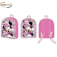 ZAINO BIMBA ASILO MINNIE ROSA CON SCRITTE
