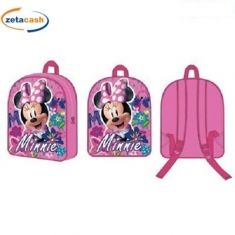 ZAINO BIMBA ASILO MINNIE CON FIORI ROSA