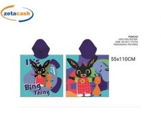 PONCHO IN MICROFIBRA CON CAPPUCCIO BING