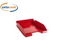 VASSOIO ROSSO PORTA DOCUMENTI IN PLASTICA