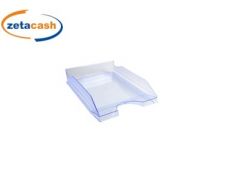 VASSOIO BLU GHIACCIO PORTA DOCUMENTI IN PLASTICA