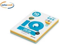 RISMA 100 FOGLI COLORATI COLORI FORTI A4