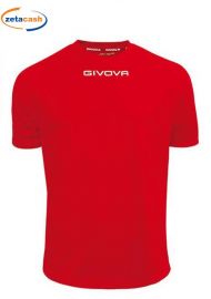 T.SHIRT DA UOMO ROSSO GIVOVA TG . S