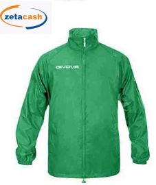 GIACCA IMPERMEABILE GIVOVA VERDE TAGLIE ASSORTITE